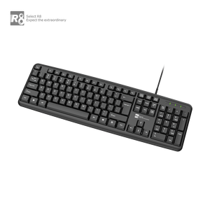 Teclado estándar con cable para ordenador de escritorio, venta al por mayor, de fábrica, barato, 2023