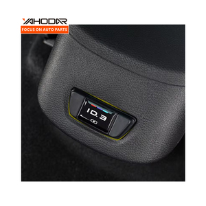 ที่เท้าแขนแถวหลังของรถฝาครอบป้องกันพอร์ต USB สำหรับ VW ID.4 crocz ID.6 ID.3ป้องกันฝุ่นฝาครอบอลูมิเนียม - Product Image 3
