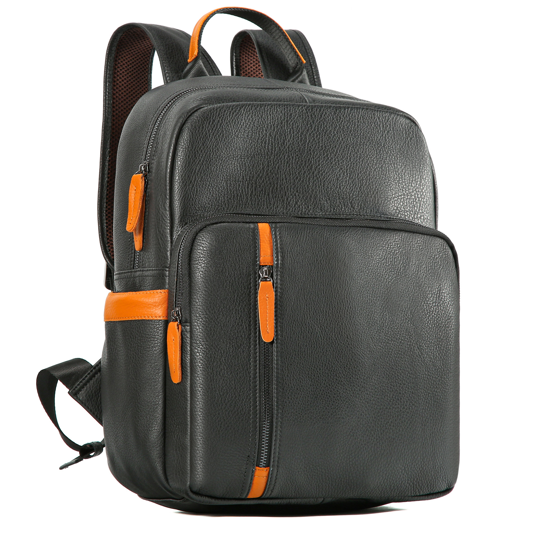 6890 Black Tumbled Leather