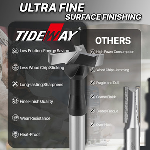 ดอกสว่านเจาะโค้งปรับได้ TIDEWAY หัวเพชรเหล็ก TCT ชุดดอกสว่านเจาะบานพับ สำหรับการตัดไม้แบบตรงกลาง - Product Image 6