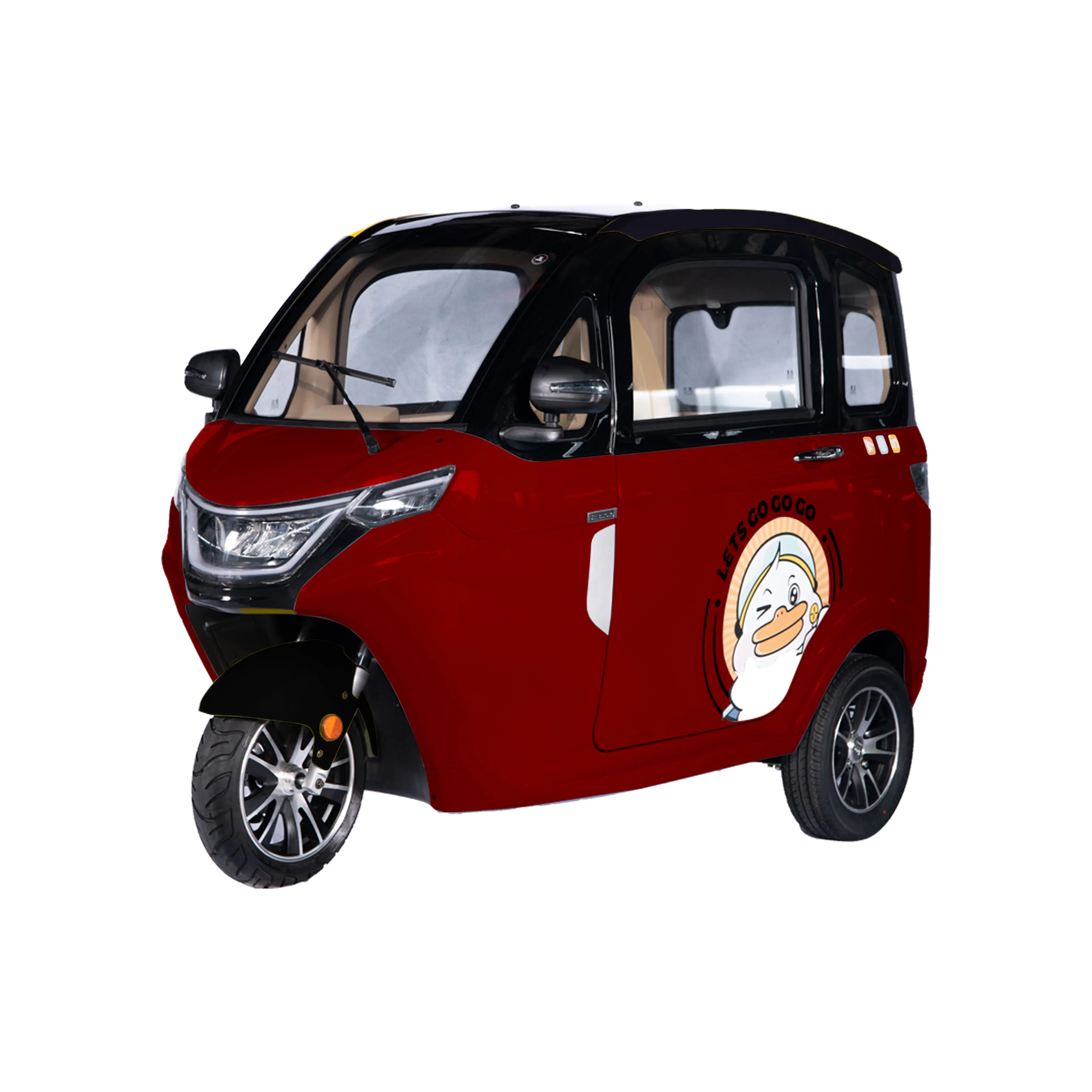 高齢者のための家族のための中国工場電気クローズドキャビンカー小型モビリティ三輪バン