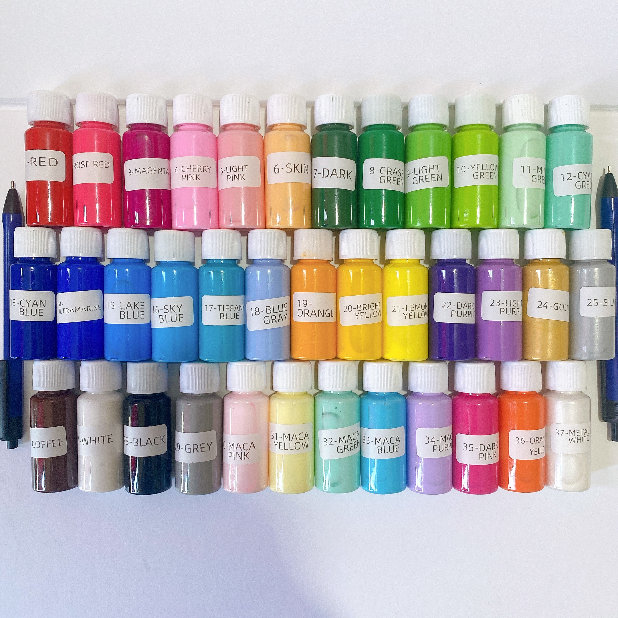 37 colors available