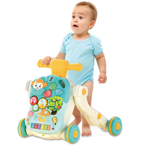 <strong>Multi</strong> <strong>Functional</strong> Cheap Plastic Learning Walker Two-in-one Activity Push Car Baby Walker Toy Learning <strong>Table</strong> for Kids - Product Image 1