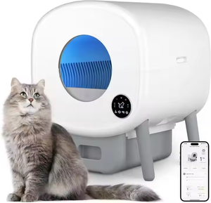 OEM kedi kum kabı kendini temizleme akıllı kedi kum kabı tuvalet robotu APP kontrol 65L büyük otomatik kedi kum kabı kendini temizleme - Product Image 1