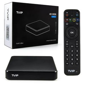 Fabrika fiyat set top box TVIP 60box kutusu Android 6.0 iptv linux akıllı 4k tv kutusu Linux çift Os IPTV medya oynatıcı - Product Image 1