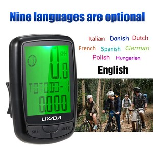 <strong>Wireless</strong> Bike <strong>Computer</strong> Multi <strong>Functional</strong> Large Screen <strong>Cycling</strong> <strong>Computer</strong> Mountain Bike Speedometer IP65 Waterproof Odometer - Product Image 3