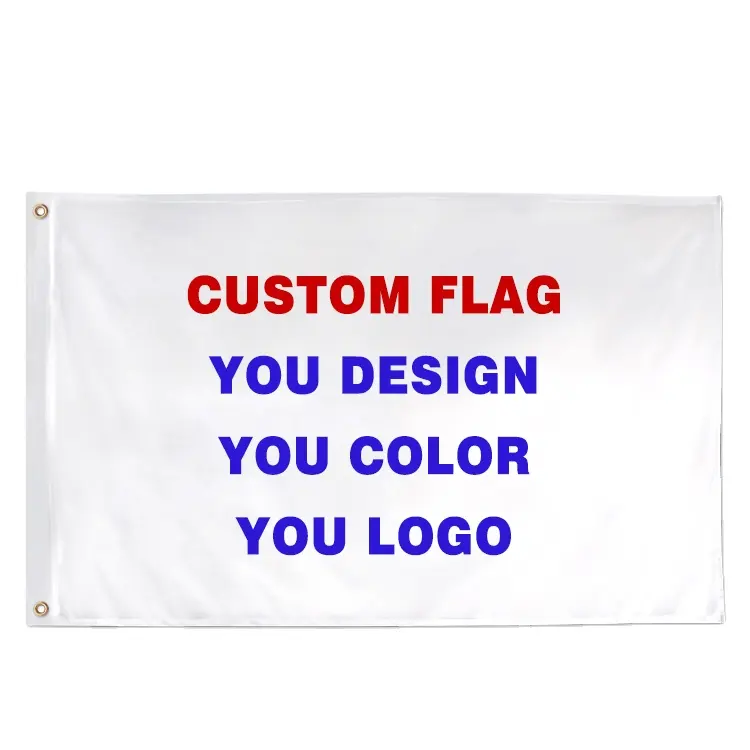 Bandeira personalizada Use sua imagem/logotipo/texto para bandeiras personalizadas personalizadas Banners Impressão colorida vívida Bandeiras ao ar livre