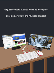 El último tipo de teclado Raspberry Pi 400 ordenador Personal de escritorio Kit de Kit con 4K reproducción de Video