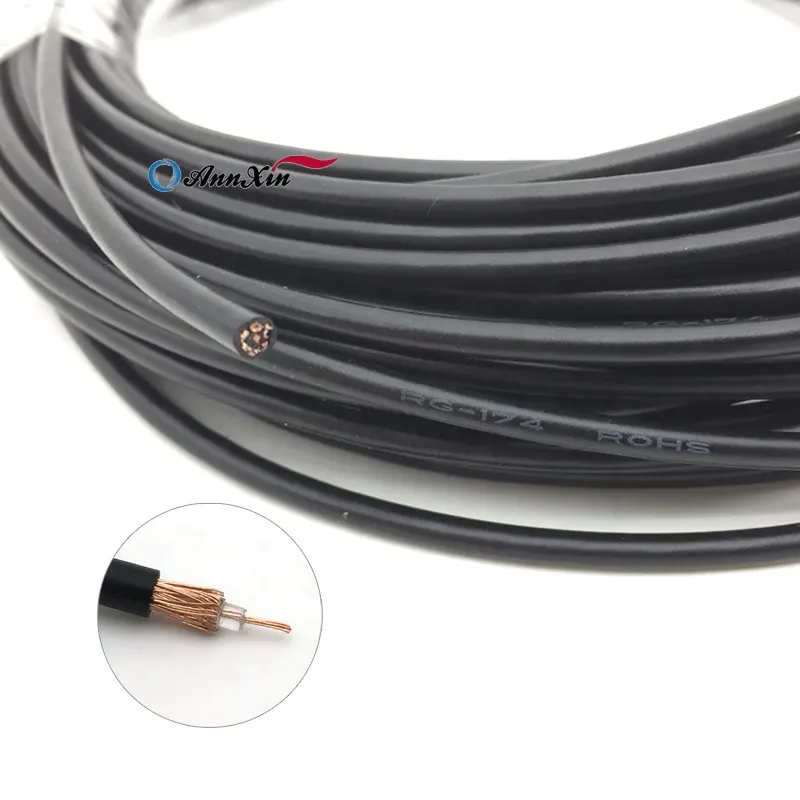 De China, venta al por mayor, RG174 Dual Cable Coaxial de alta calidad OEM Cable