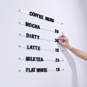 Từ tủ lạnh Dán DIY <span class=keywords><strong>menu</strong></span>, thư số, <span class=keywords><strong>menu</strong></span> cho quán cà phê hoặc quán cà phê, EVA bọt, hút từ - Product Image 6