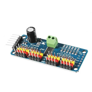 บอร์ดเซอร์โว PWM 16แชนเนล PCA9685เซอร์โวไดรฟ์ตัวควบคุมหุ่นยนต์ - Product Image 3