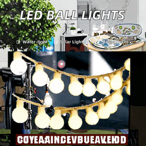 Outdoor impermeável LED Light <span class=keywords><strong>String</strong></span> para o casamento do Natal Camping Courtyard Canopy Decorações com IP65 Rating