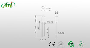 SPI kontrolü, yüksek hızlı renk anahtarlama 620-630/515-530/460-475nm RGB LED Dot Matrix diyot - Product Image 6