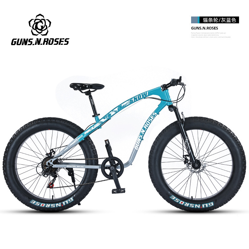Roue à rayons gris-bleu