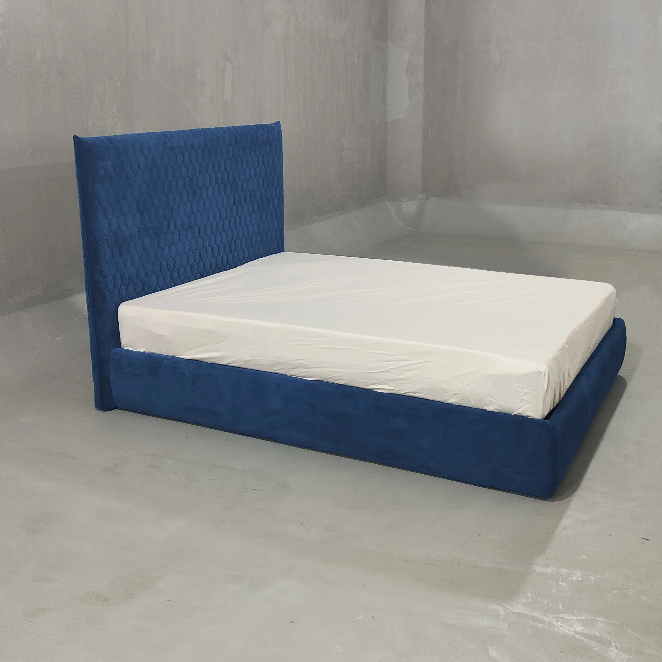 AJJ-BG025 de meubles modernes simples haut de gamme sur mesure, lit en cuir, lit double, ensemble de lit king de 1.8 mètres