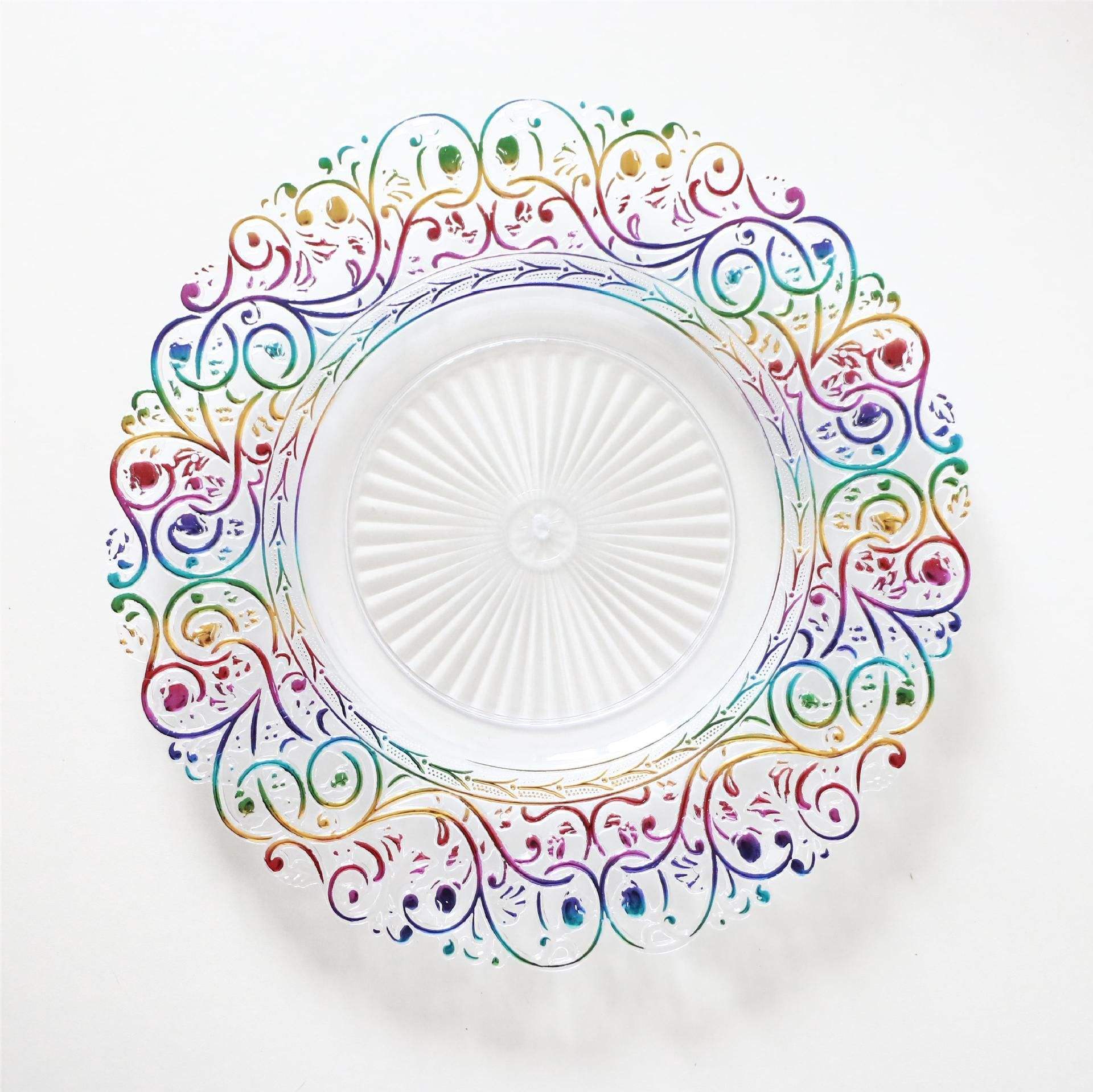 Transparent Rainbow Edge