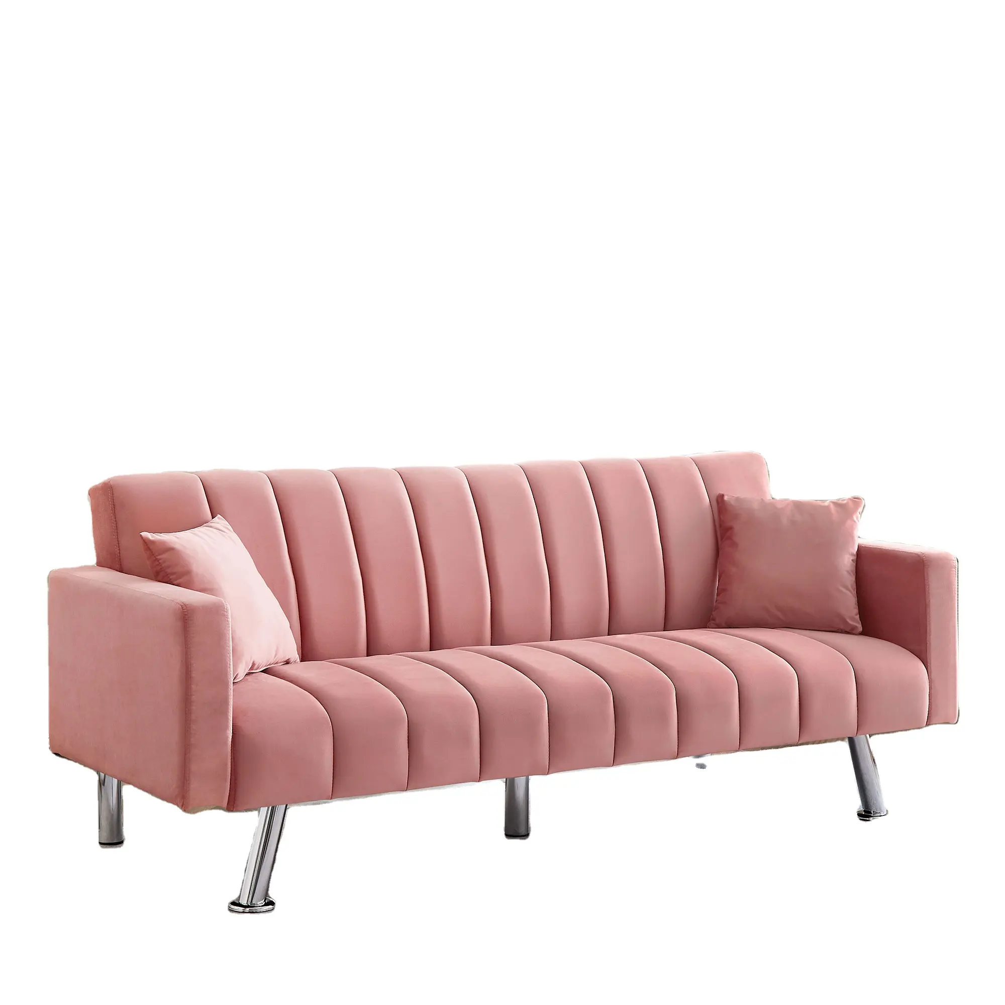 Divano letto pieghevole in velluto rosa divano multifunzione per mobili da soggiorno