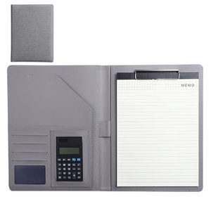 Cartella multifunzionale A4 business office meeting manager con calcolatrice cartella di file per notebook contract può stampare il logo - Product Image 3