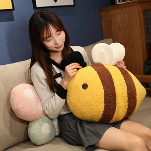 面白いデザインぬいぐるみ蝶てんとう虫睡眠枕ソフトぬいぐるみ蜂動物枕椅子ベッドクッション - Product Image 4