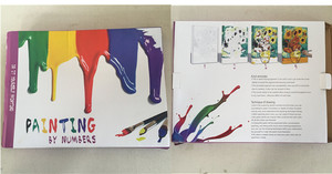 Pittura su ordinazione di stile animale del Panda carino all'ingrosso da numberskit DIY20 * 30 bambini dipinti a mano dalla tela di numeri - Product Image 6