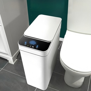 12L Mỏng Phòng Tắm Bin Không Thấm Nước Thùng Rác Nhà Cảm Ứng Thùng Rác Có Thể Cho Nhà Bếp Sử Dụng Thương Mại Nhựa Thùng Thông Minh Thùng Rác Có Thể - Product Image 6