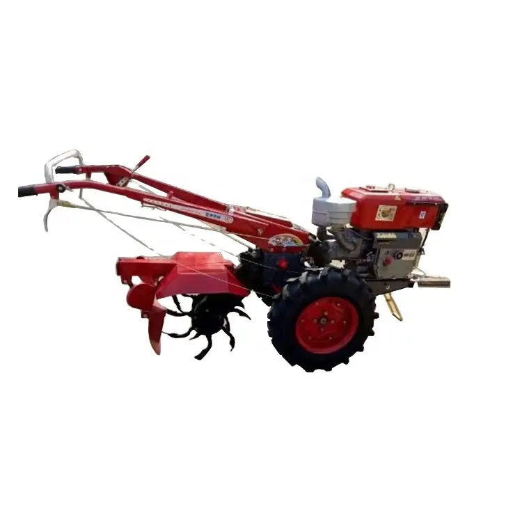 Hand tractor two wheels mini diesel walking tractor 20hp for sale in India