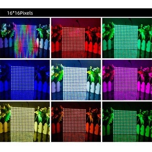 แผงไฟ LED เมทริกซ์16*16 16 P10 WS2812B สามารถระบุที่อยู่ได้8*8 RGB LED ยืดหยุ่น PCB ผู้ผลิต - Product Image 3