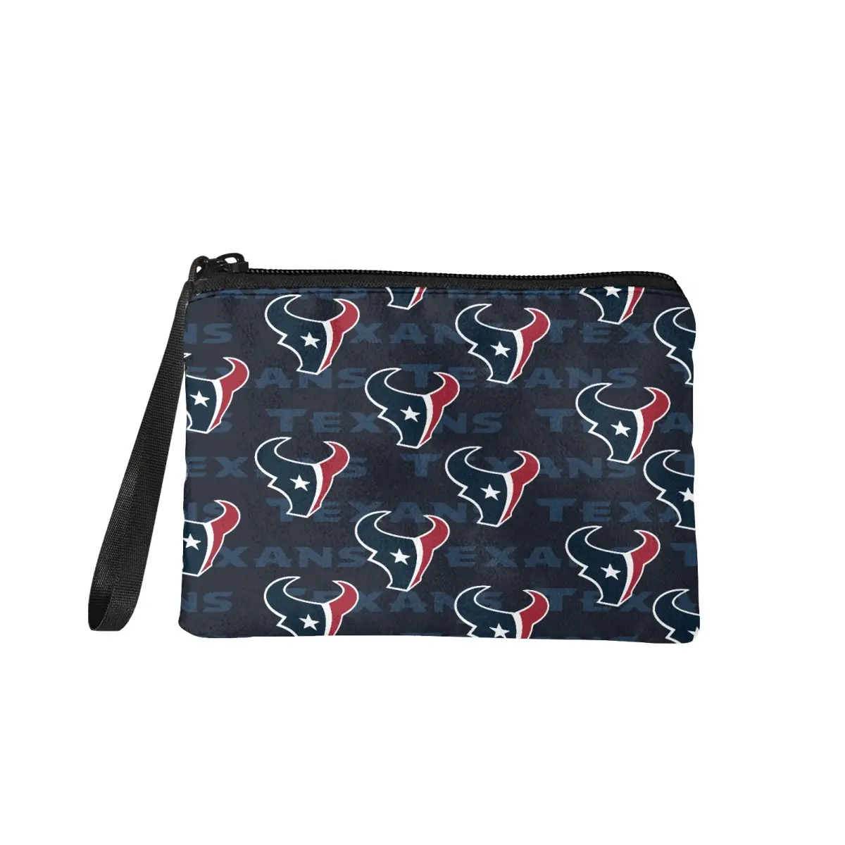 Nuevo monedero transfronterizo, monedero de mano, monedero pequeño estampado personalizado, equipo de fútbol HOUSTON TEXANS