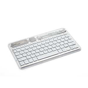 Teclado universal acrílico RGB retroiluminado Bluetooth teclado inalámbrico para Windows ISO Android - Product Image 3