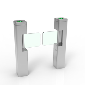 Bosiny Customized Column Supermarket <strong>Import</strong> and Export Stainless Steel Automatic Recognition Swing Gate <strong>Barrier</strong> Turnstile - Product Image 1