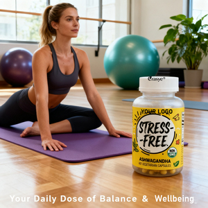 Oem/Odm Aanpasbare Biologische <span class=keywords><strong>Ashwagandha</strong></span>-Poedercapsules 600Mg <span class=keywords><strong>Ashwagandha</strong></span> Kruidensupplement Voor Stressvermindering, Energieondersteuning - Product Image 2