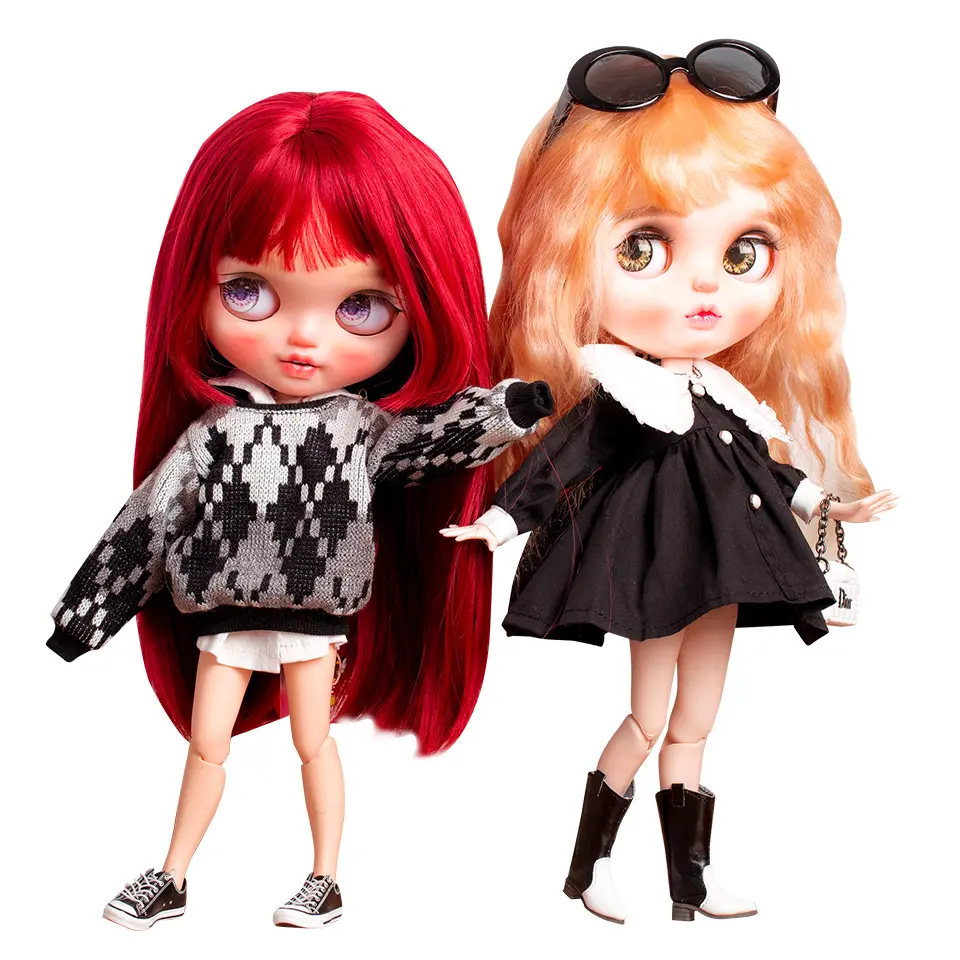 2023 Hot Sale New Design Released High Quality Blythe Make up Change Diy Blythe Doll