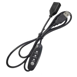 OEM 3.28ft 100 CENTIMETRI della Cassa del PC di Controllo della Velocità della Ventola di Estensione Cavo USB Fan Controller Cavo di Estensione Wire A Tre-gear regolazione - Product Image 4