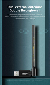 Comfast 150Mbps Mini USB Flash Drive CF-WU818N <strong>Network</strong> Card <strong>Wifi</strong> Ethernet Adapter <strong>Computer</strong> Hardware Software Black Wireless Type