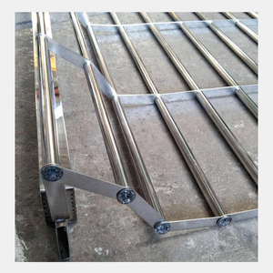 Rèn sắt Con lăn màn trập cửa, kim loại cán cổng, kéo xuống an ninh đục nhôm cổng - Product Image 2