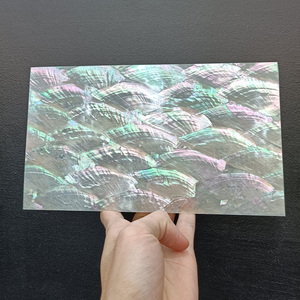 แผ่นไม้อัดกาวเปลือกหอยเป๋าฮื้อธรรมชาติสีม่วง Haliolits สำหรับกีตาร์ - Product Image 6