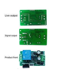 シングルワイヤレスリモコンLEDライトスイッチ220VABS素材オンオフアラーム信号スイッチ - Product Image 3
