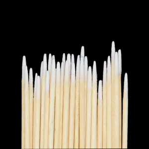 7/10 CM Free Makeup Eyebrow 100 Pcs <strong>Eco</strong> <strong>Friendly</strong> Wooden Swab <strong>Stick</strong> Cosmetic Cotton Swabs <strong>Pointed</strong> Tip Tattoo Swab <strong>Stick</strong> - Product Image 3