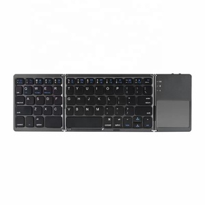 Großhandel Wiederauf ladbare BT Portable Mini Wireless Bluetooth Faltbare Tastatur mit Touchpad-Maus für Android, Windows, PC,Tablet - Product Image 6