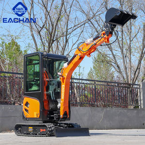 Hiệu quả cao 1.8 tấn nhà nhỏ Digger thành phố vườn kỹ thuật máy móc nhỏ Bagger động cơ diesel micro máy xúc - Product Image 1