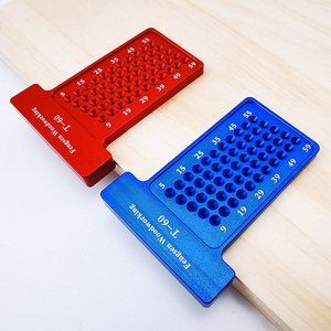 T60 t-tipi cetvel delik çizme ölçüm cetveli çizim işaretleme ahşap göstergesi ağaç İşleme Scriber ev DIY için ölçüm araçları - Product Image 1