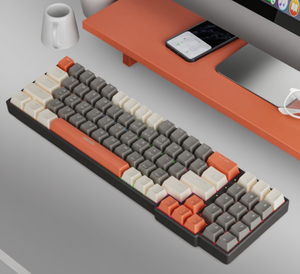 Teclado mecánico de colores mezclados para juegos K780 Teclado mecánico con cable para juegos de ordenador personalizado a juego de colores RGB intercambiable en caliente - Product Image 4