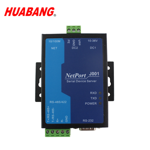 Modbus J001 RS232 RS485 RS422, convertidor de protocolo a ethernet tcp ip RJ45