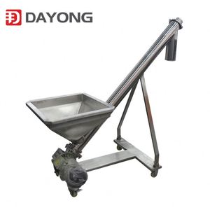 Crushed Polyester Flakes <strong>Spiral</strong> Screw Conveyor for Salt Storage <strong>Silo</strong>