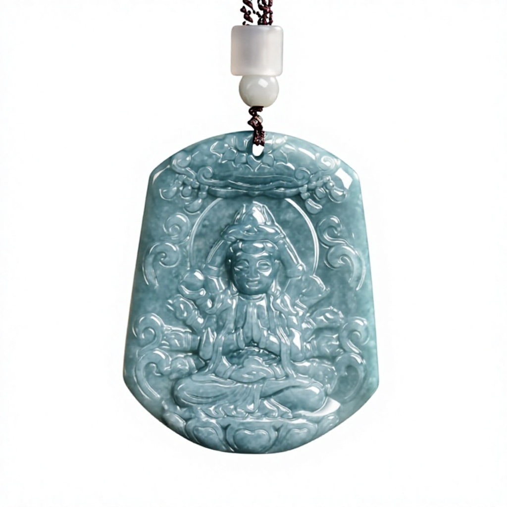 bleu clair Guanyin-rat gardien des mille mains
