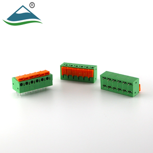 Spring <strong>Terminal</strong> <strong>Blocks</strong> Push in Electrical Connector <strong>Fixed</strong> for Pcb 5.08mm Ptich - Product Image 2