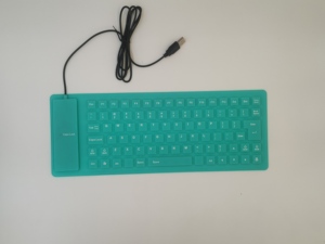 迷你便携式折叠85键硅胶键盘有线静音笔记本软键盘 - Product Image 5