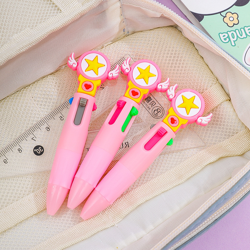 Stylo 4 couleurs étoile