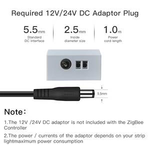Controlador de controlador LED ZigBee RGBCCT más módulo de atenuación RGB CCT Smart LifeTuya Alexa Echo 3,0 Smart things Gateway DC 12V 24V - Product Image 6