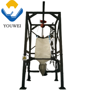 1000Kg Bolsa de harina a granel Descargador Bolsa gigante Sistema de descarga Fibc Ton Big Bag Estructura de descarga Máquina de estación de alimentación - Product Image 6